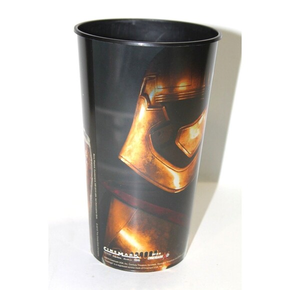 Star Wars The Force Awakens Cinemark Cinemas 2015 Movie Theater 44oz Cup - Picture 3 of 8